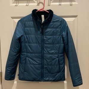 Athleta girl down teddy bear lined jacket